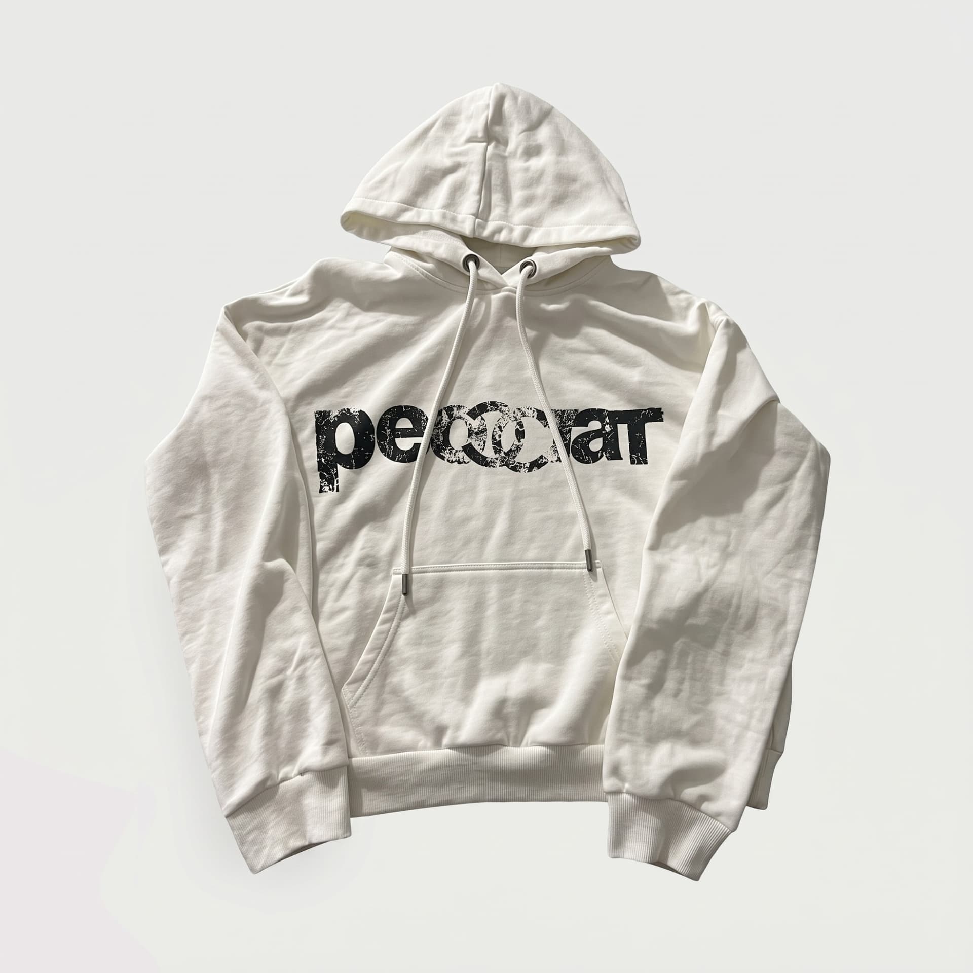 Худи РЕОСТАТ Logo, белый, спереди